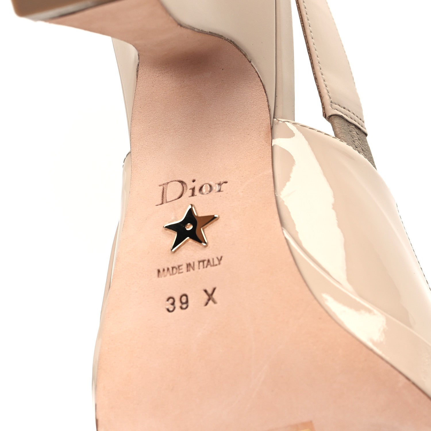 Christian Dior Patent Calfskin Sweet-D Slingback 105mm Pumps 39 Chair 7 of 11