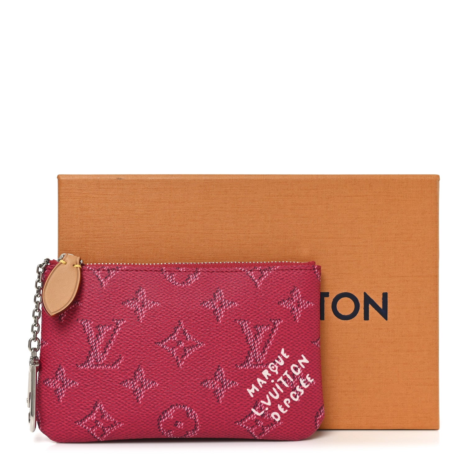 Louis Vuitton Monogram Heritage Key Pouch S Pondicherry Pink 7 of 7