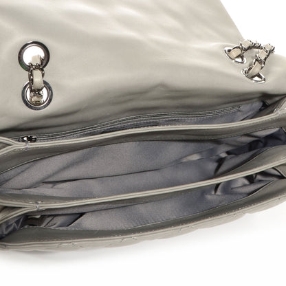 Chanel Lambskin Quilted 3 Large Flap Grey 5 of 8