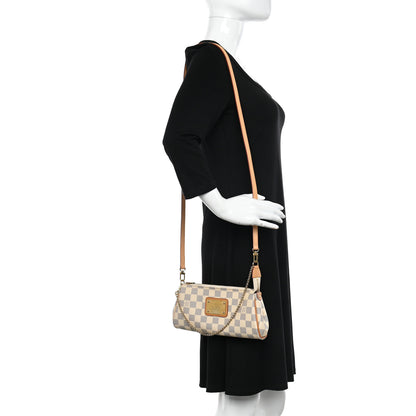 Louis Vuitton Damier Azur Eva Clutch 2 of 11