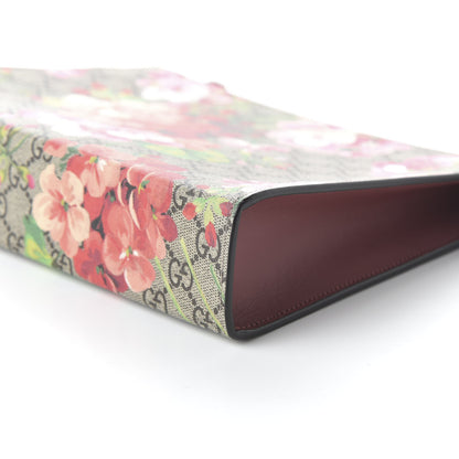 Gucci GG Supreme Monogram Blooms Large Cosmetic Case Beige Multicolor Dry Rose 7 of 11