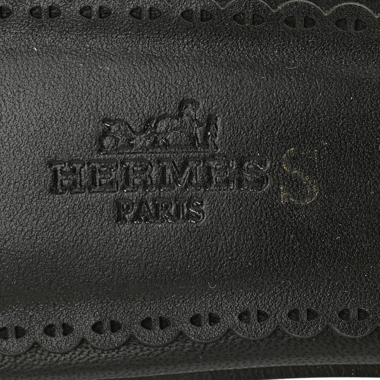Calfskin Chaine d'Ancre Gaelle Sandals 40.5 Black