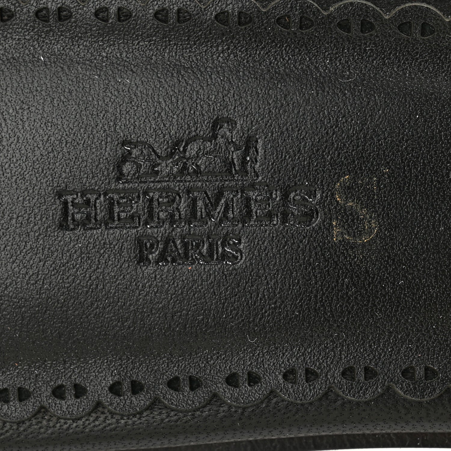 Hermes Calfskin Chaine d'Ancre Gaelle Sandals 40.5 Black 5 of 9