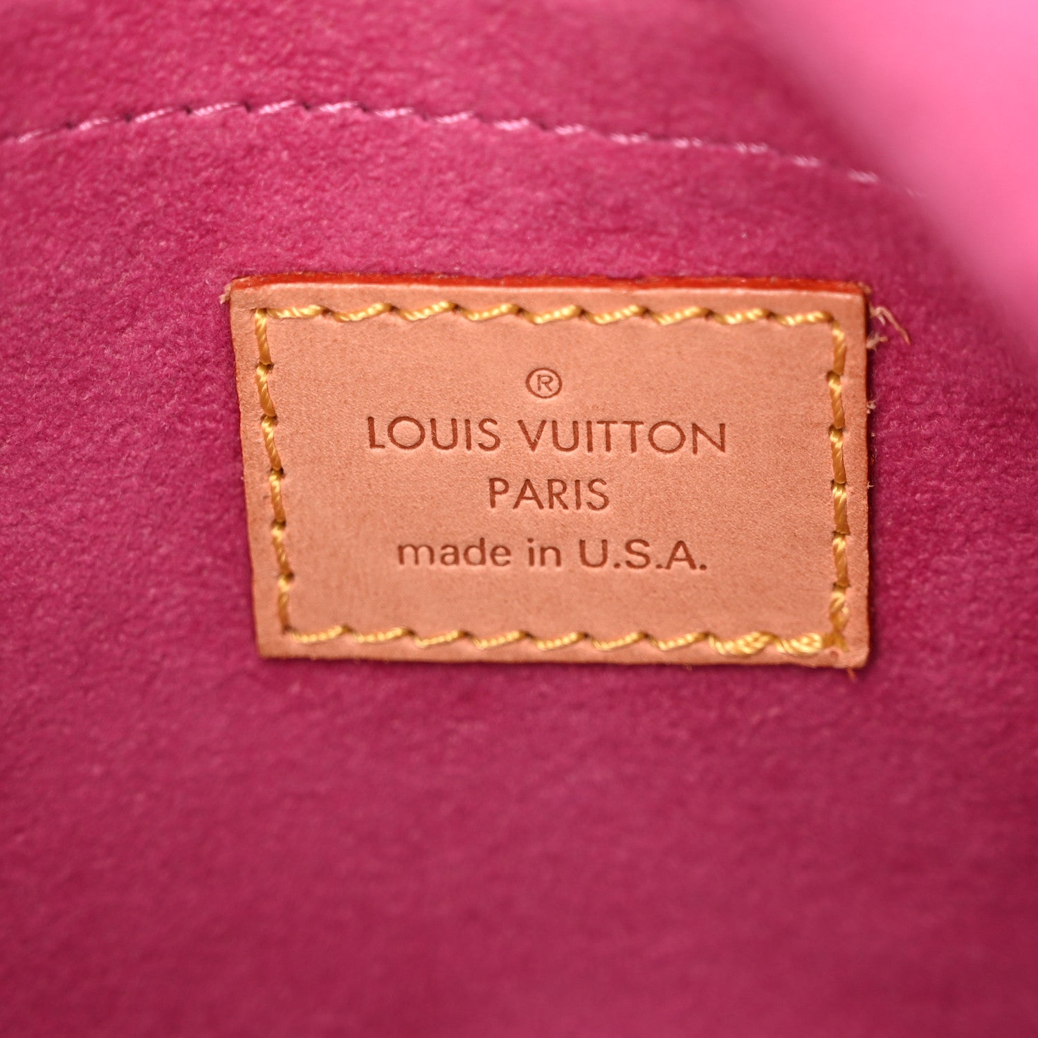Louis Vuitton Denim Baggy PM Fuchsia 6 of 10