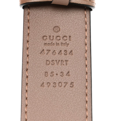 Gucci Calfskin Matelasse GG Marmont Belt Bag 85 34 Porcelain Rose 9 of 11