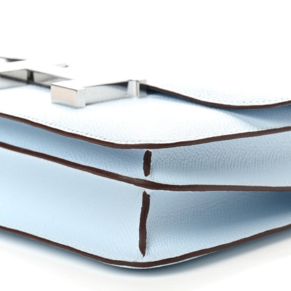Hermes Epsom Constance 18 Bleu Brume 7 of 9