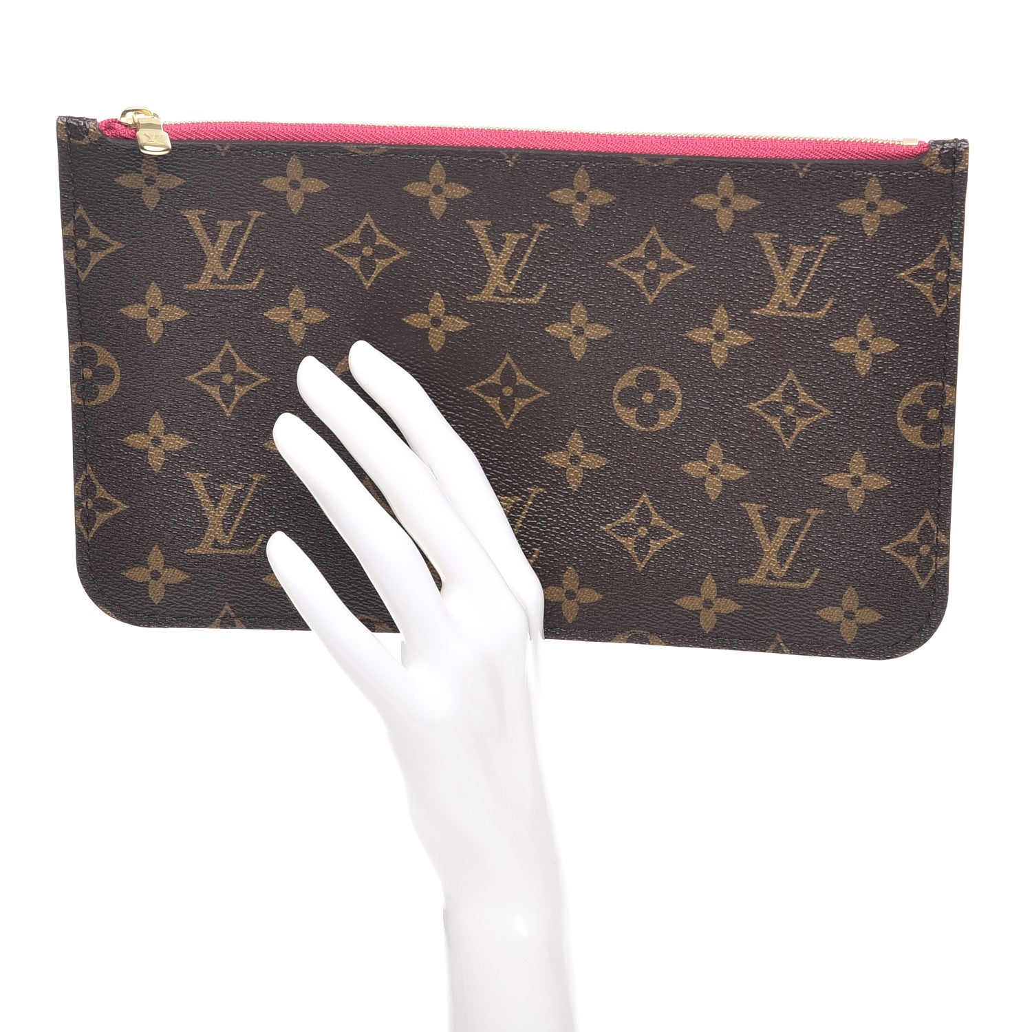 Louis Vuitton Monogram Neverfull MM GM Pochette Pivoine 2 of 8