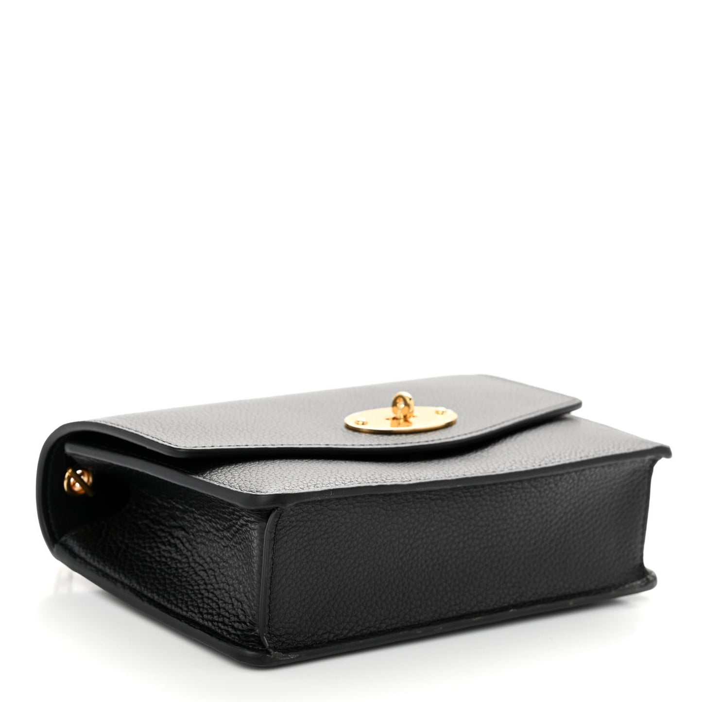 Small Classic Grain Calfskin Small Darley Black