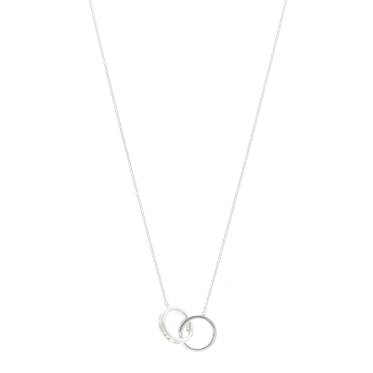 Sterling Silver 1837 Interlocking Circles Pendant Necklace