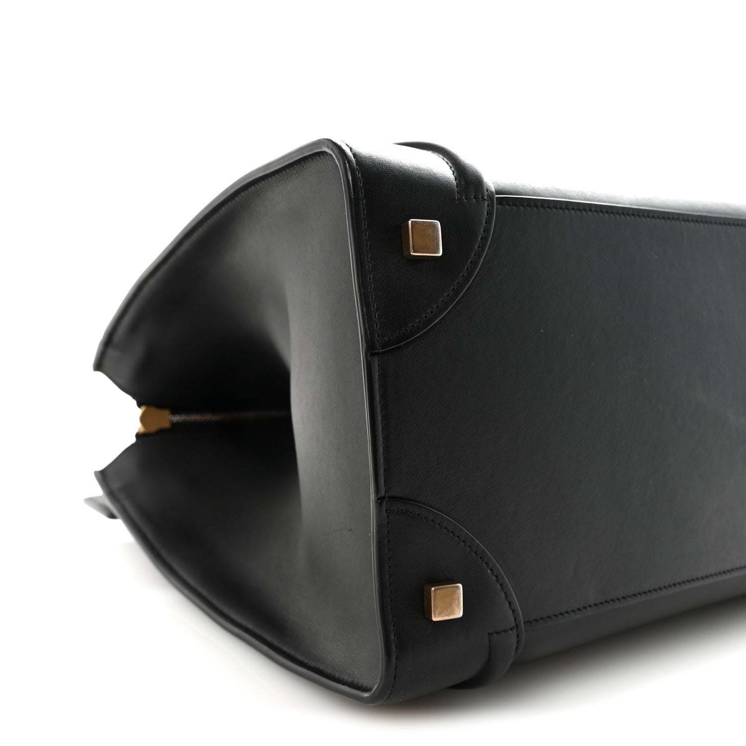 Celine Smooth Calfskin Mini Luggage Black 8 of 9