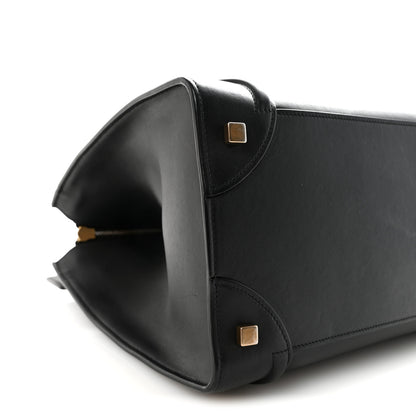 Celine Smooth Calfskin Mini Luggage Black 8 of 9