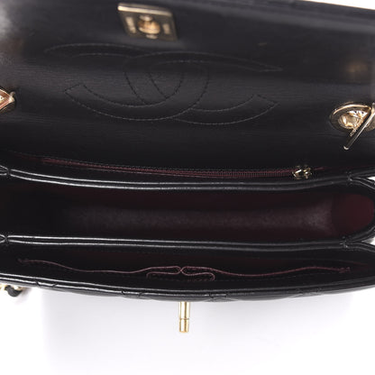 Chanel Lambskin Quilted Small Trendy CC Dual Handle Flap Bag Black 6 of 11