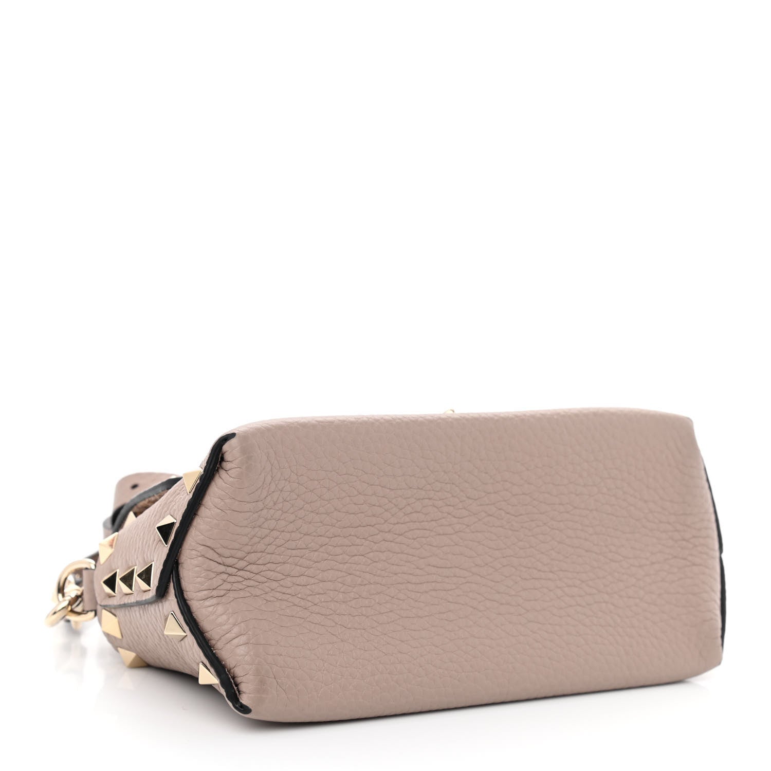 Valentino Garavani Pebbled Calfskin Mini Rockstud Crossbody Bag Poudre 4 of 9