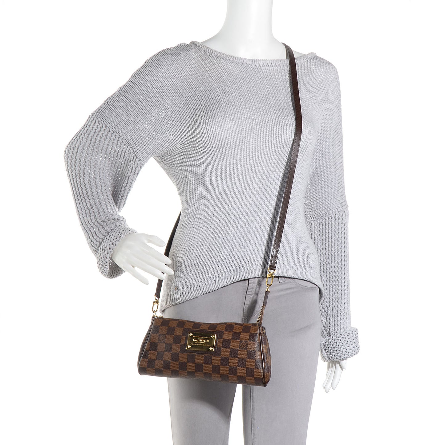 Damier Ebene Eva Clutch