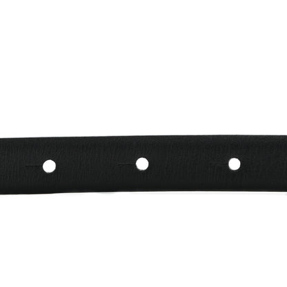 Chanel Calfskin CC Skinny Reversible Belt 95 38 Black Burgundy 5 of 7