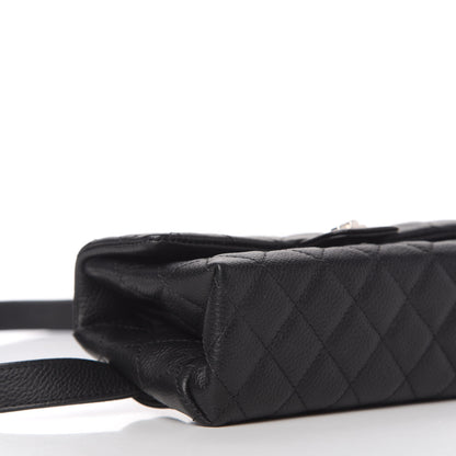 Chanel Grained Calfskin Quilted 2.55 Reissue Flap Belt Bag Clutch Black 6 of 10
