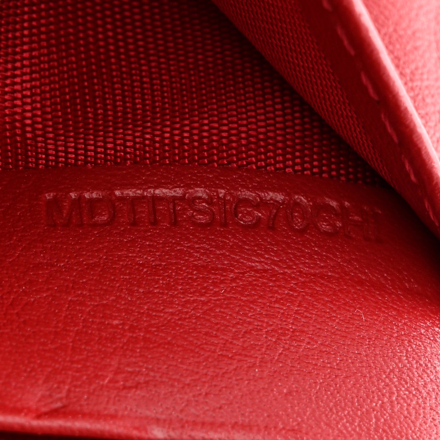 Patent Glitter Porter Continental Wallet Red