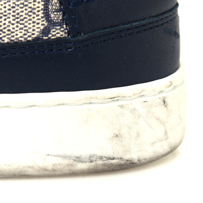 Gucci GG Supreme Monogram Mens Low Top Sneakers 8 Midnight Blue 7 of 8