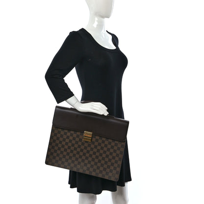Louis Vuitton Damier Ebene Altona PM Briefcase 2 of 16