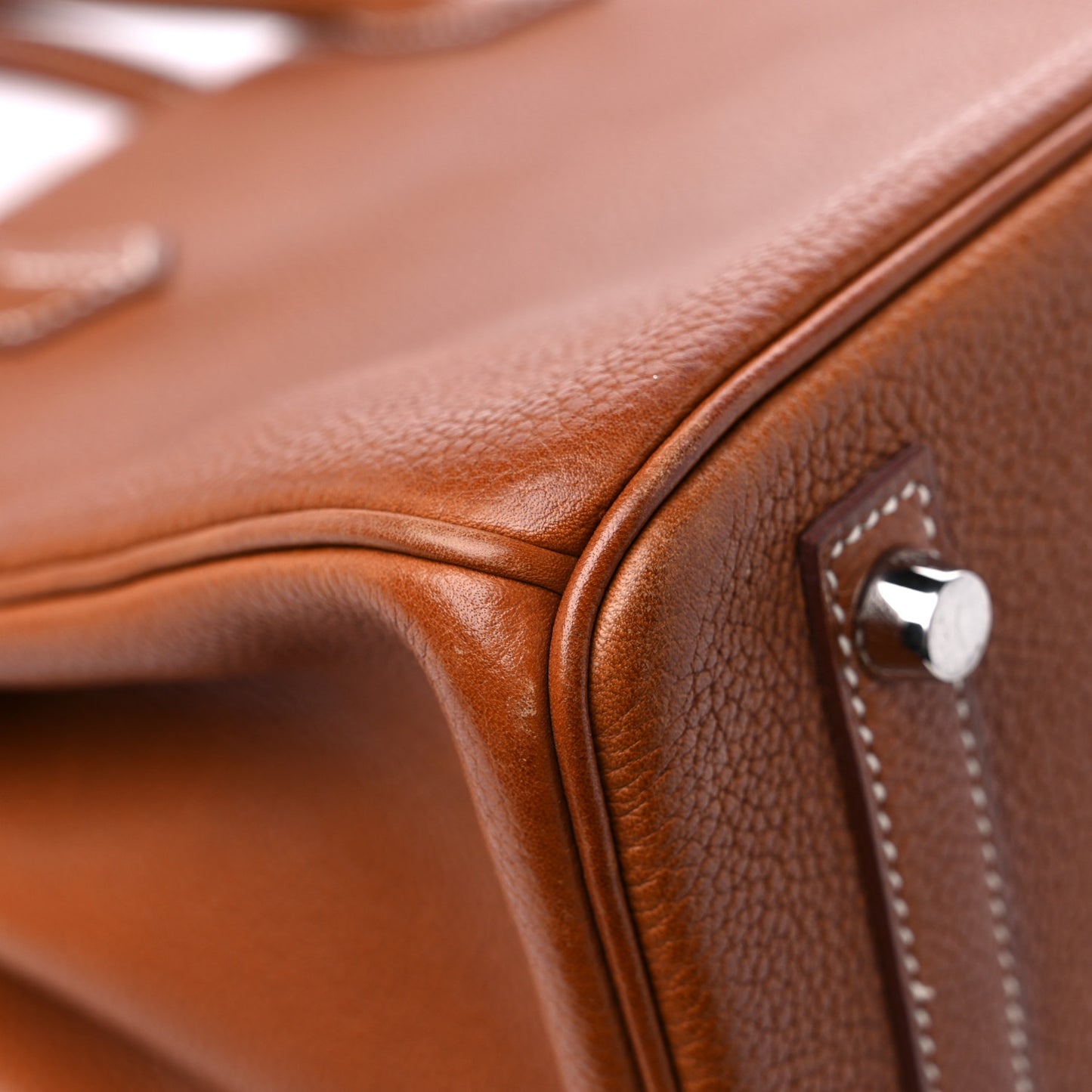 Natural Barenia Faubourg Birkin 30 Fauve