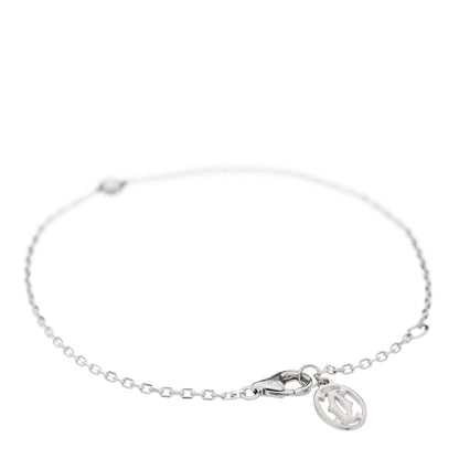 Cartier 18K White Gold Diamond XS D'Amour Bracelet 2 of 4