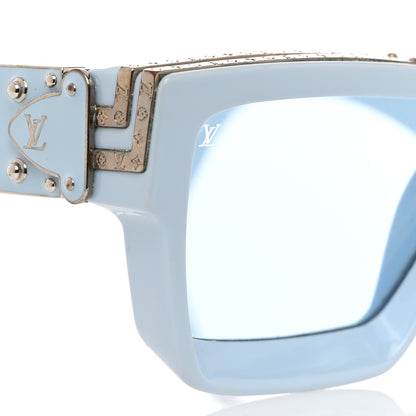 Louis Vuitton Acetate 1.1 Millionaires Sunglasses Z1327E Pale Blue 8 of 8