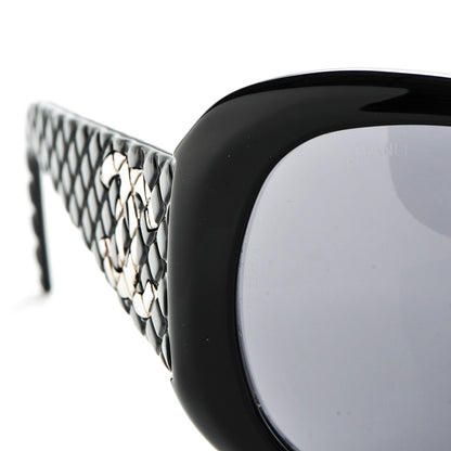 Chanel Quilted Sunglasses 34500 Black 7 of 8
