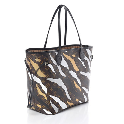 Louis Vuitton X LOL Monogram Neverfull MM Gold Silver 3 of 10