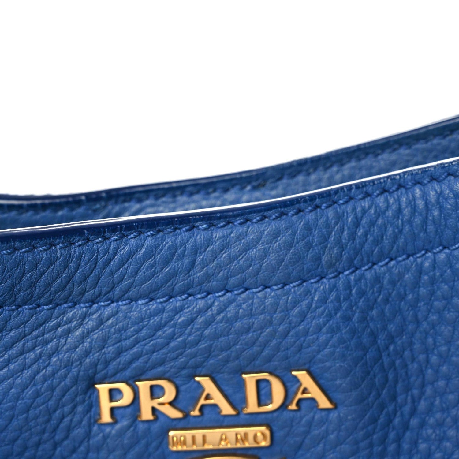 Prada Vitello Daino Satchel Azzurro 8 of 15