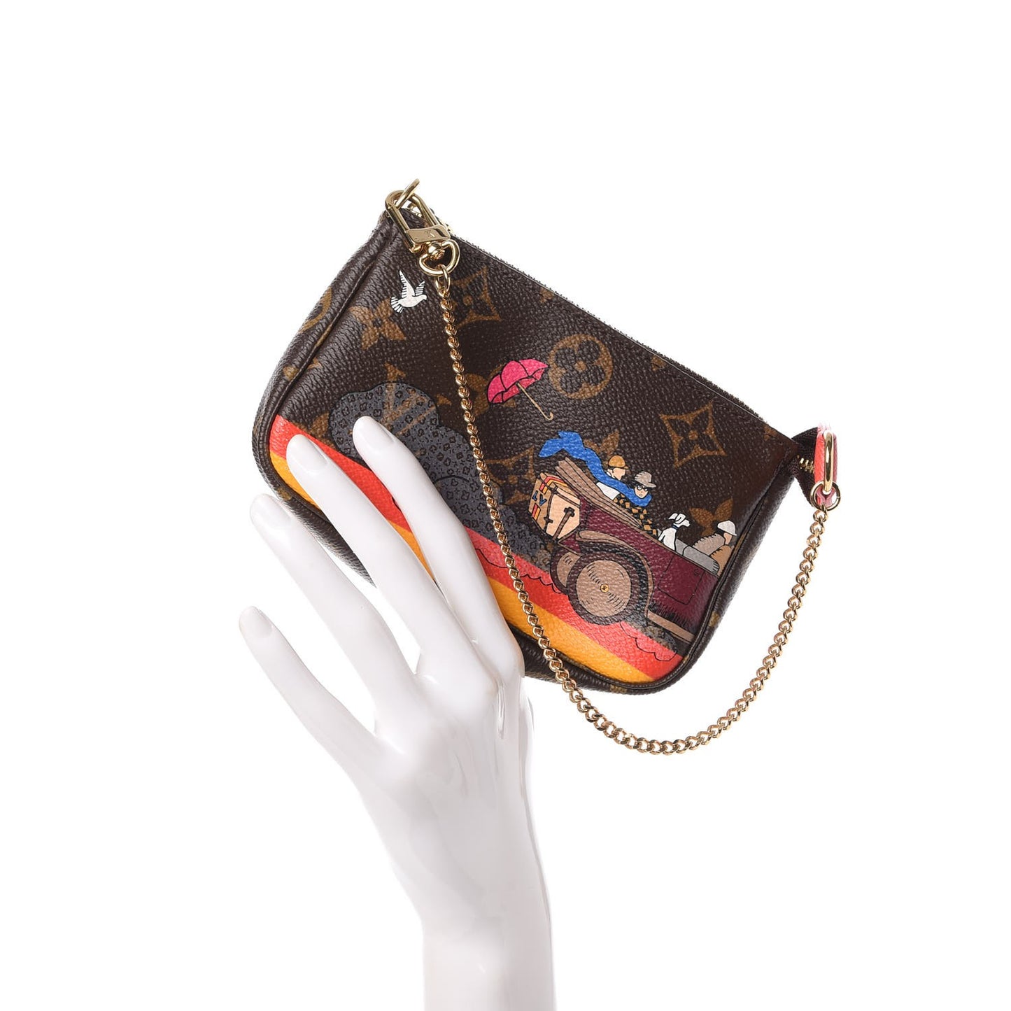 Monogram 2015 Christmas Animation Mini Pochette Accessories