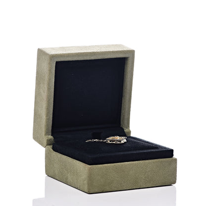 Van Cleef & Arpels 18K Yellow Gold Diamond Yellow Mother of Pearl Vintage Alhambra Pendant Necklace 8 of 8