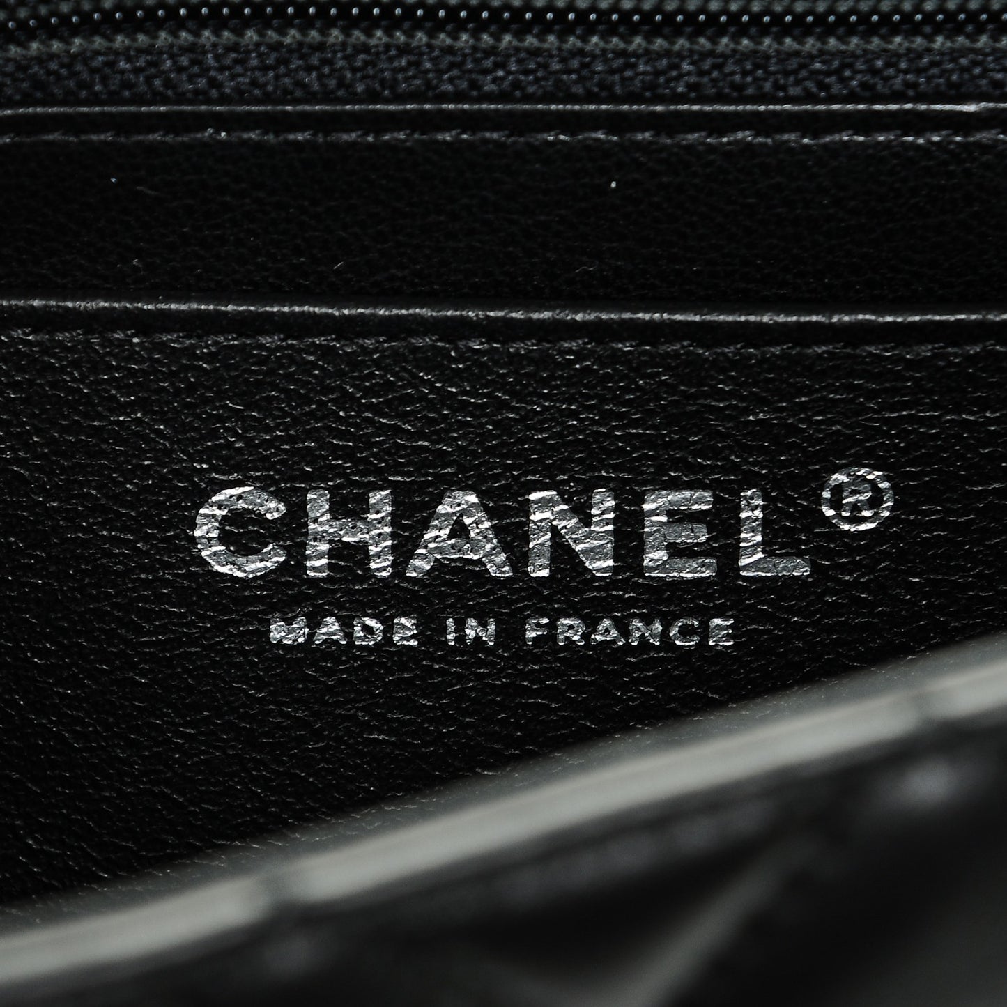 Lambskin Quilted Mini Rectangular Flap Black