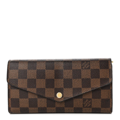 Louis Vuitton Damier Ebene Sarah Wallet NM 1 of 11