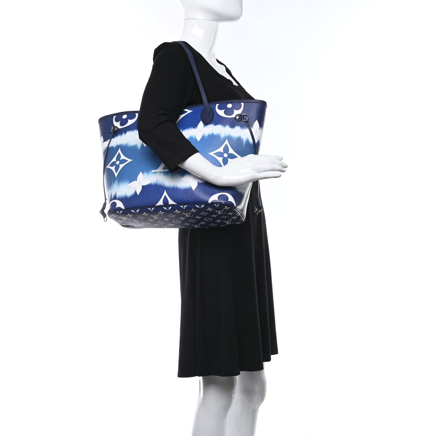 Monogram Escale Neverfull MM Blue