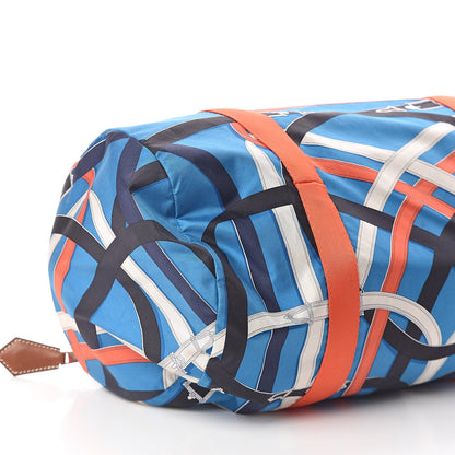 Hermes Silk Barenia Cavalcadour Airsilk Duffle 38 8 of 9