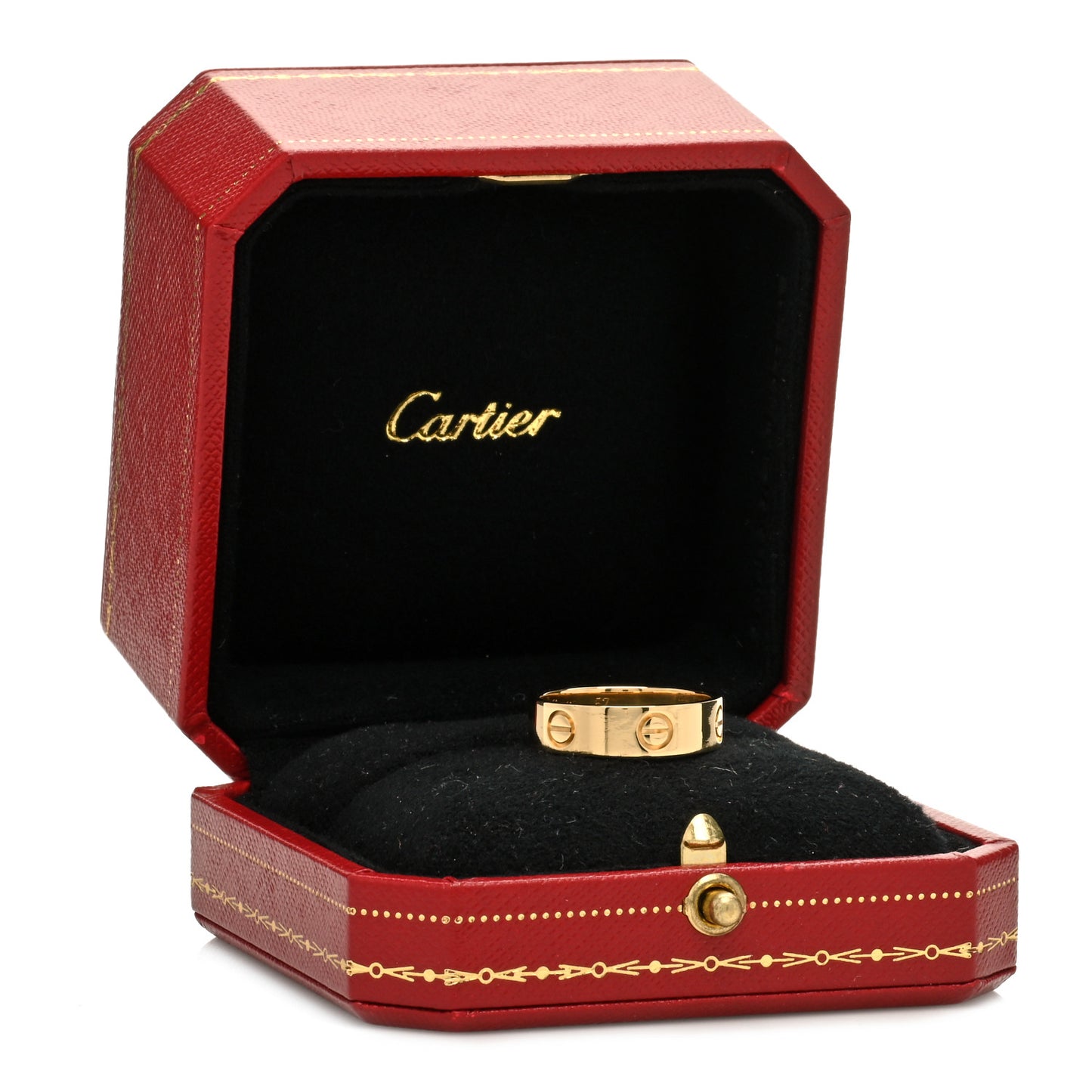 18K Yellow Gold 5.5mm LOVE Ring 57 8