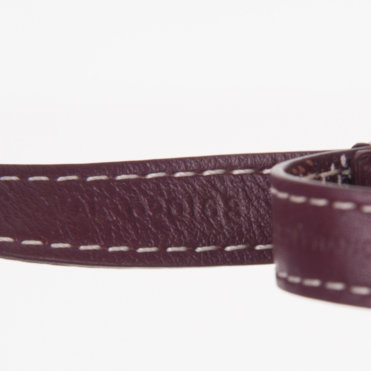 Goyard Goyardine Sesame Key Holder Burgundy 4 of 5