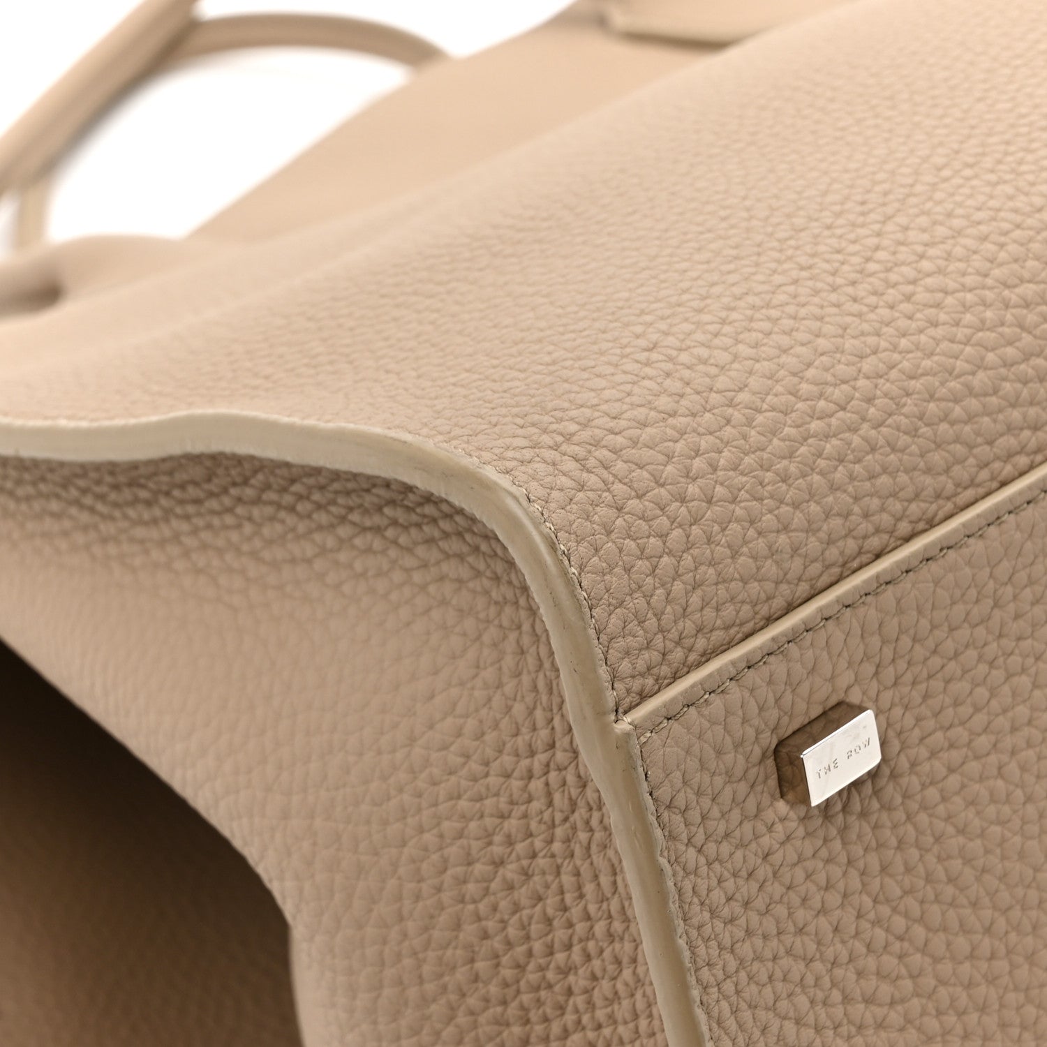 The Row Grained Calfskin Soft Margaux 17 Dark Taupe 12 of 13