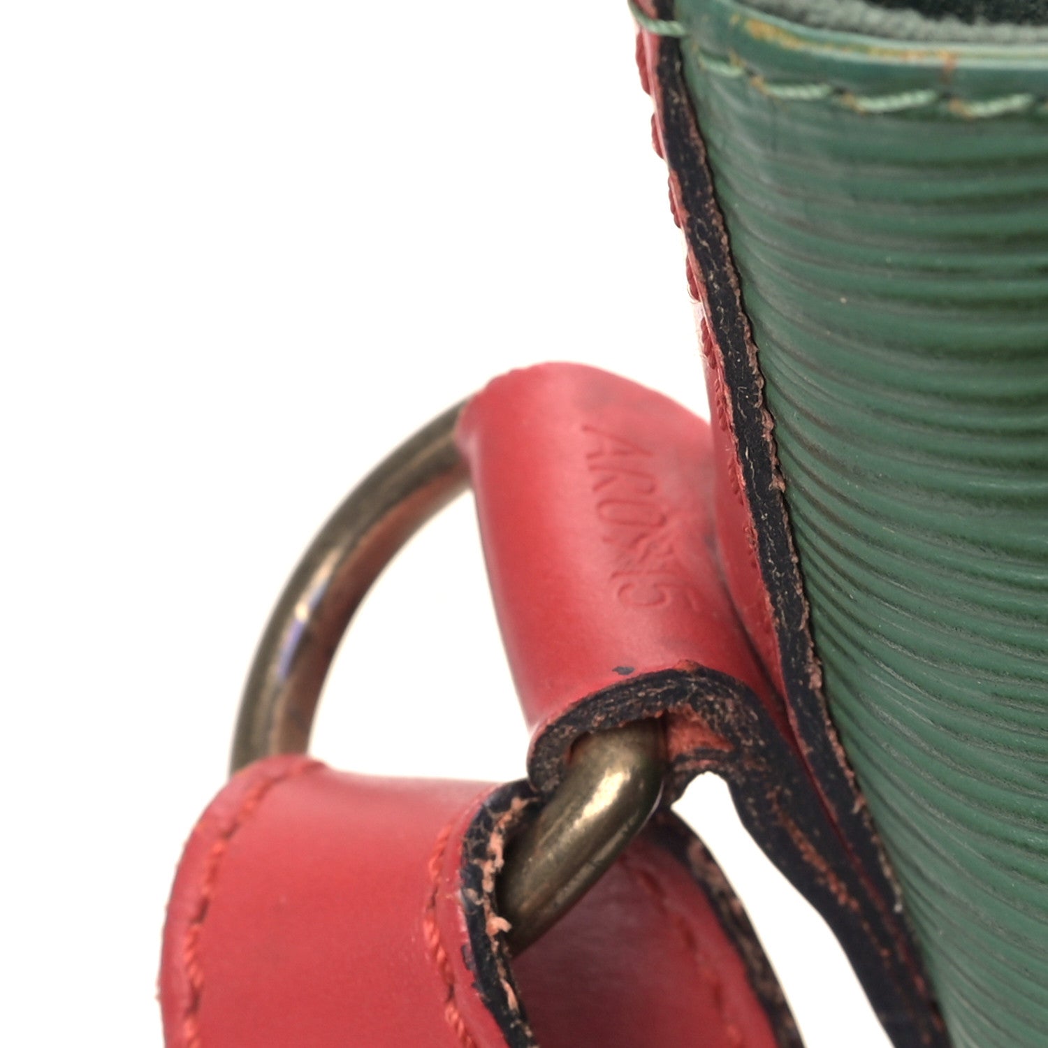 Louis Vuitton Epi Bi-Color Petit Noe Borneo Castillan Red 7 of 9