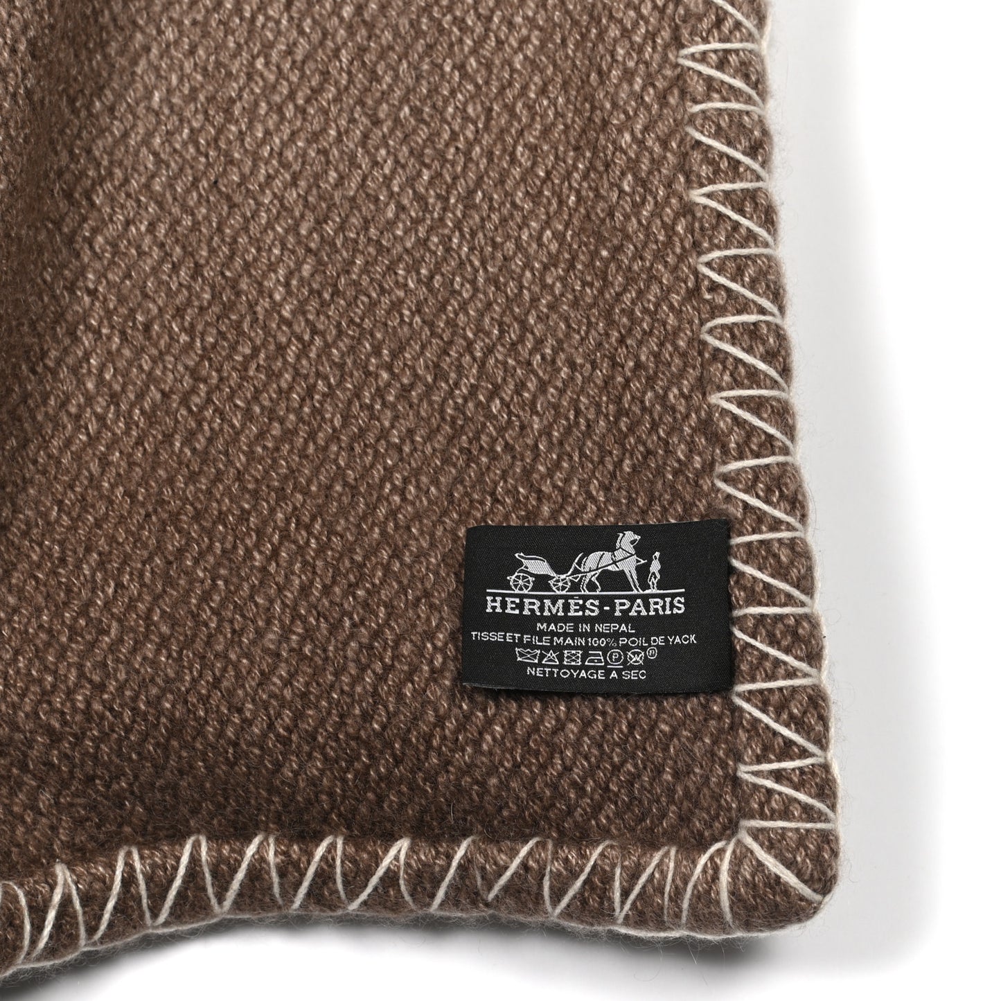 Tibetan Yak Yack'n'Dye Blanket Naturel