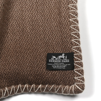 Hermes Tibetan Yak Yack'n'Dye Blanket Naturel 3 of 3