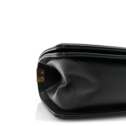 Chanel Lambskin Chevron Quilted Medium Boy Flap Black 9 of 10