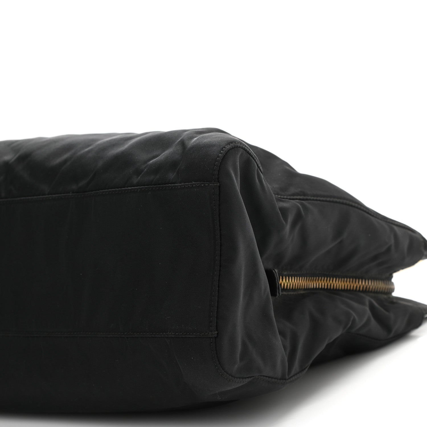 Prada Tessuto Nylon Chain Shoulder Bag Black 8 of 15