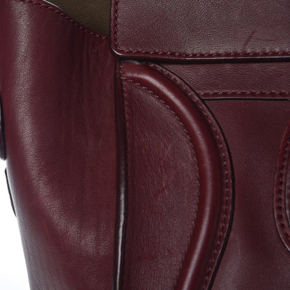 Celine Smooth Calfskin Mini Luggage Burgundy 13 of 17
