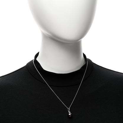 Parker & West by FASHIONPHILE 14k 18K White Gold Diamond Tahitian Cultured Pearl 9.5-10mm Drop Pendant Necklace 2 of 4