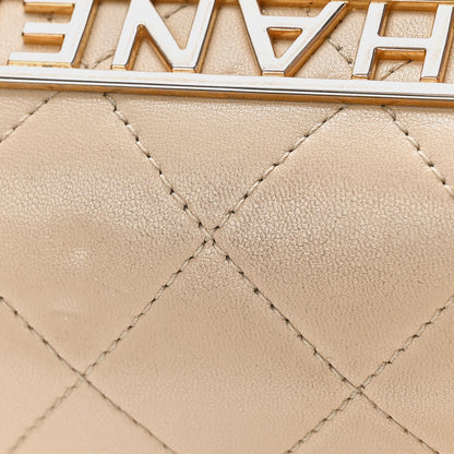Chanel Lambskin Quilted Small Trendy Spirit Top Handle Bag Beige Beige 13 of 16