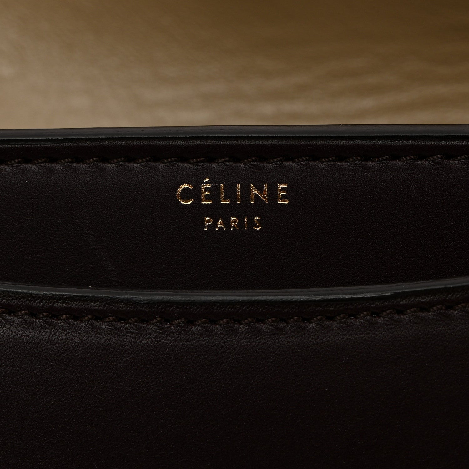 Celine Smooth Calfskin Medium Case Chain Flap Burgundy 6 of 10