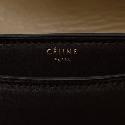 Celine Smooth Calfskin Medium Case Chain Flap Burgundy 6 of 10