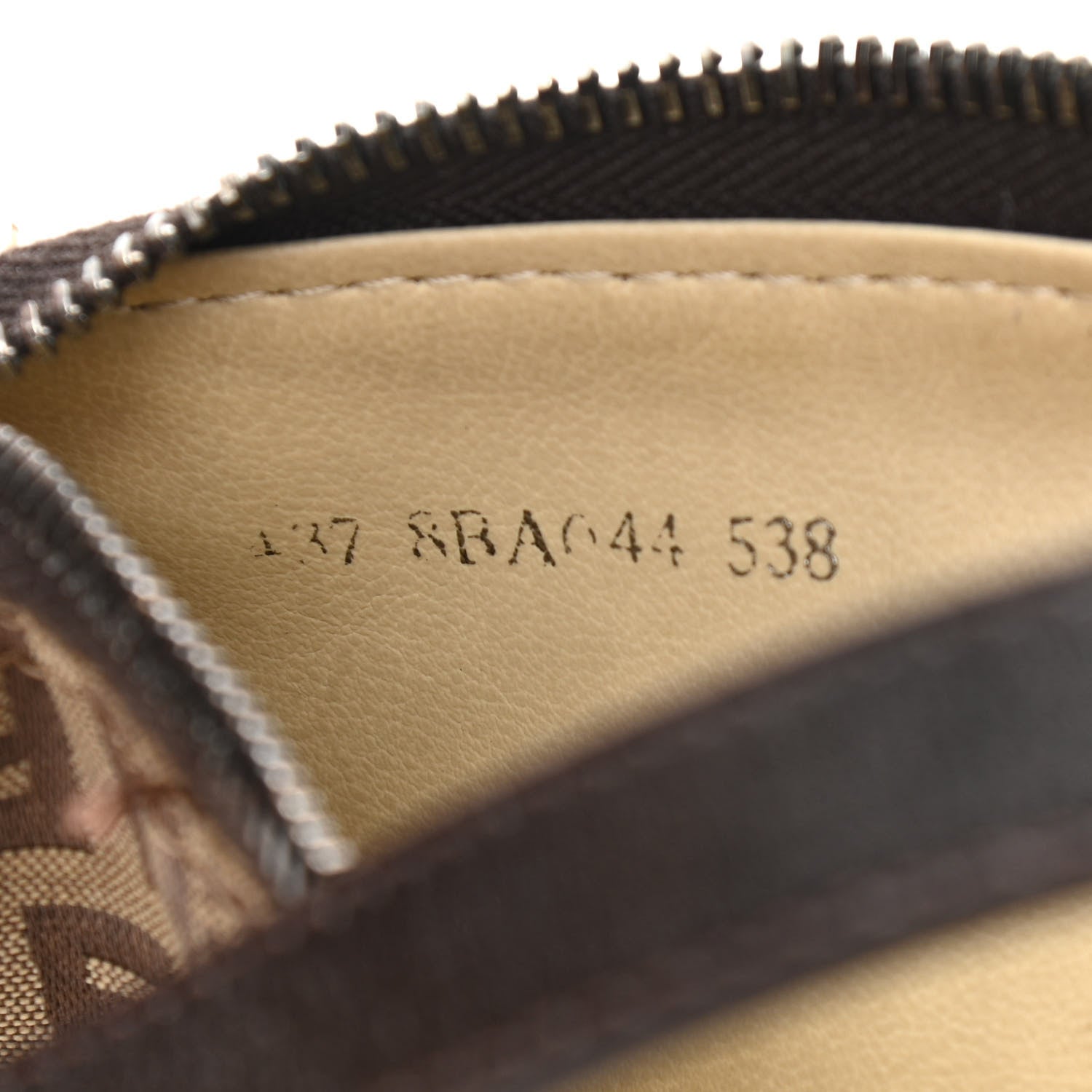 Fendi Zucchino Pochette Dark Brown 6 of 11