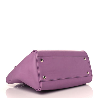 Salvatore Ferragamo Calfskin Tote Purple 3 of 9